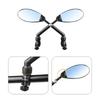 Bicycle Rearview Mirror Handlebar Bike Mirror Wide View Cycling Rear View Mirror Adjustable Angle Anti-glare Cycling Accessories