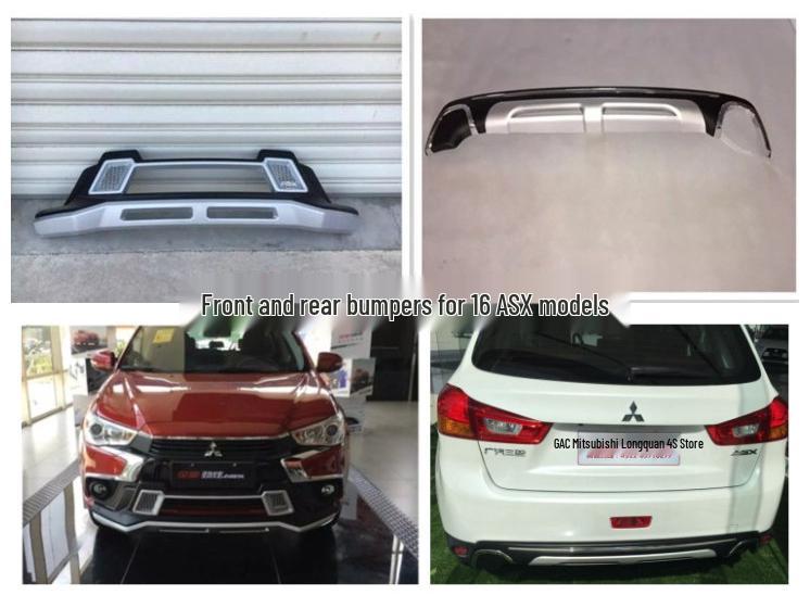 2013-2018 Mitsubishi ASX Bara față și spate, Apărători ASX Modificate