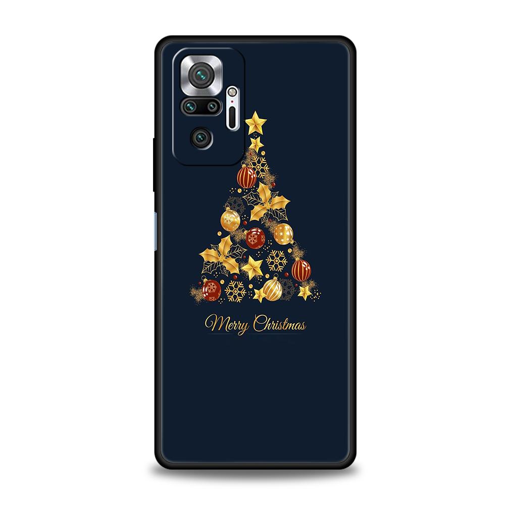Merry Christmas Tree Phone Case For Xiaomi Redmi Note 14 13 12 10 11 Pro Plus 14C 13C 12C 10C 9C 5G Soft TPU Cover