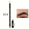 12pcs Eyebrow Pencil Eyeliner lip pencil Natural makeup Long-lasting Black dark coffee light coffee with pencil sharpener