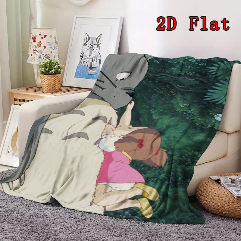 Cute Chinchilla 2D Flat Pattern Flannel Blanket High quality All Seasons Warmth and Comfort Perfect for Christmas Gifts.NMT0928414