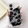 For Oppo Realme 10 Pro+ 5G Case Fashion Girl Luxury Cat Soft Silicone Cover For Realme 10 Pro+ 10pro Plus 6.7" Protective Shell
