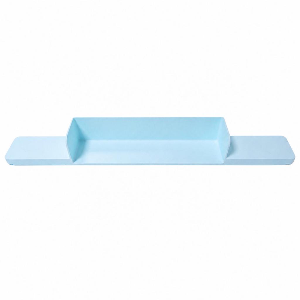 Garde-éclaboussures de baignoire Plateau Facile à Nettoyer Support de jouets de bain Rebord Offert