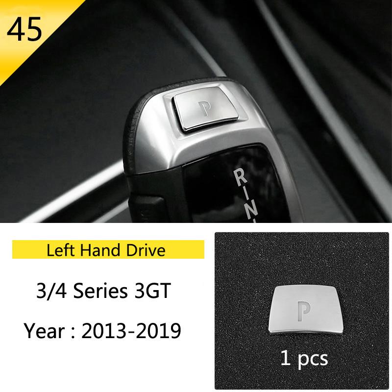 Car Styling Carbon Fiber Interior Button Panel Decoration Cover Trim Sticker Frame For BMW 3 Series F30 3gt F34 F32 Accessories