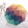 1pc Wave Pattern Automatic Open/Close Umbrella - Compact Travel Umbrella, Gift for Birthday, Holiday yy260106056