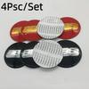 4Pcs Car Wheel Center Sticker Hub Caps Cover Emblem Badge Decals Car Accessories