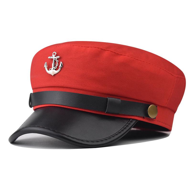 

Стильный хлопковый берет с якорем, повседневный уличный головной убор для женщин для ежедневной носки StyleG