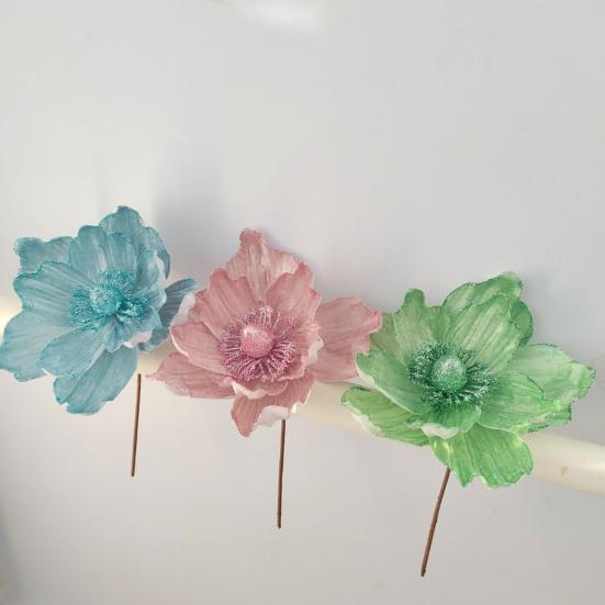 Artificial Flower Christmas Decoration DIY Christmas Tree Wreath Ornaments Faux