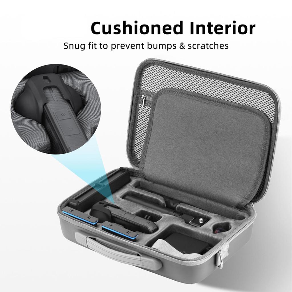 Heavy Duty EVA Camera Gear Bag With Meshes Pockets And Padded Interior for X5 Professional Photographers