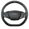 Suede D Type Ultra-thin Car Steering Wheel Cover For Dongfeng Aeolus Yixuan Max GS EV E70 Huge Haoji Interior Accessories