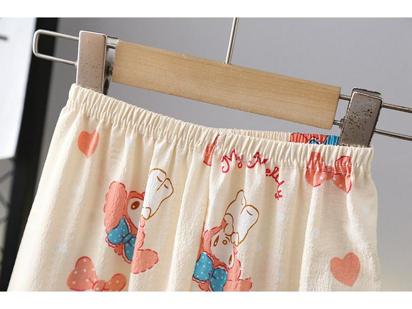 Cross-Border Girls' Cotton Cartoon Pajama Set - Long Sleeve Princess Homewear for Spring and Autumn.