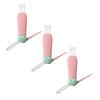 Yousheng 3Pcs 3 In 1 Cup Lid Cleaning Brush Set Soft Hard Bristle Heads 180 Degree Rotating Design Crevice Cleaner Brush