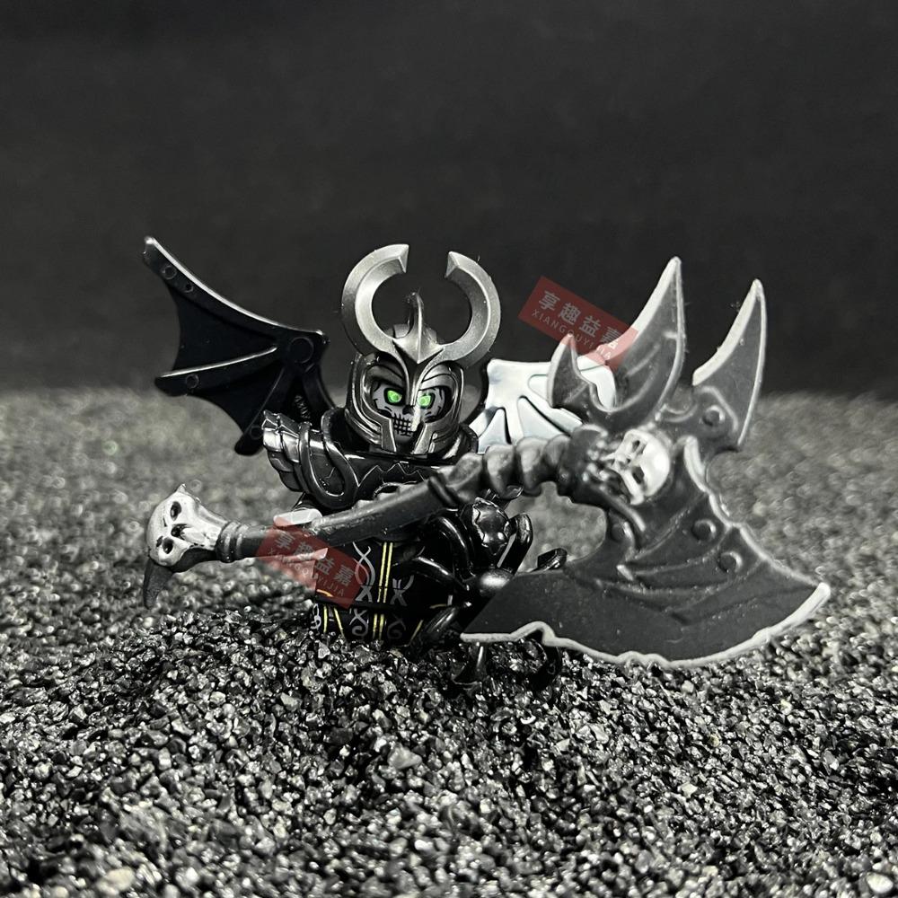 Ny Halloween Skrekkfilm Skjelett Helt Byggeklosser Modell Klosser mini Actionleketøysfigurer Leketøy gave til barn