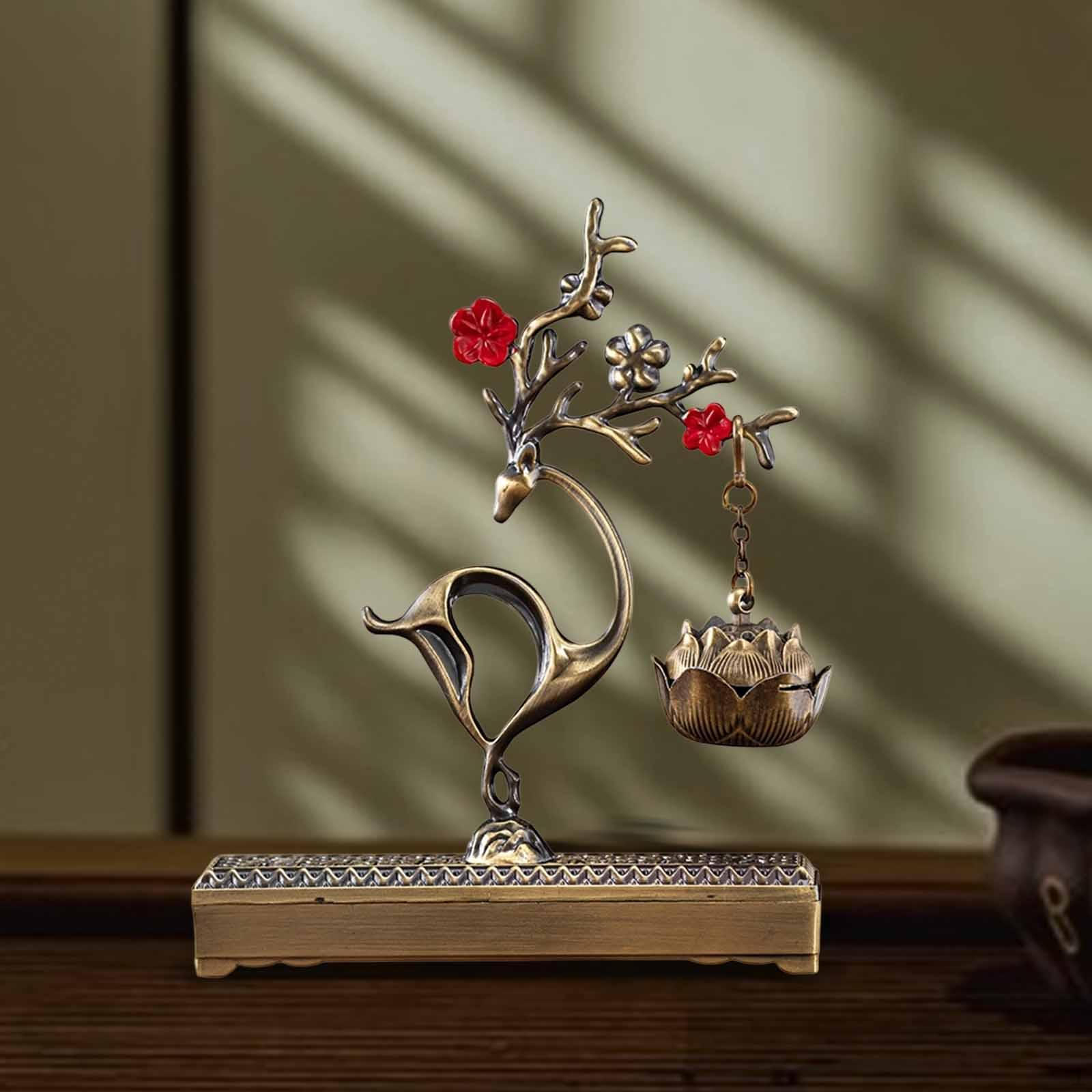 

Burner Statue Indoor Dining Room Sturdy Desk Yoga Figurine Ornament Outdoor Gifts Handcrafted Home