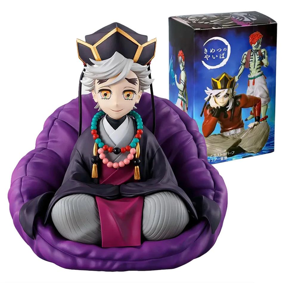 Anime Demon Slayer Yaiba Doma Noodle Stopper Figure Model Collection Action Figurine Toy Christmas Gifts PVC for Kid Friendly Entertaining Fun Play