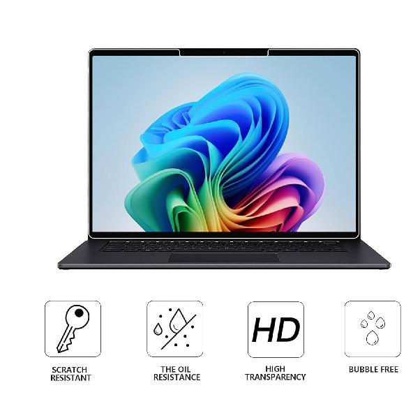 Megoo Glass Screen Protector for Surface Laptop 7 (2024 AIPC, 13.8 Inch) - Scratch Resistant, High Sensitivity, Bubble-free Instalation, Ultra Clear,