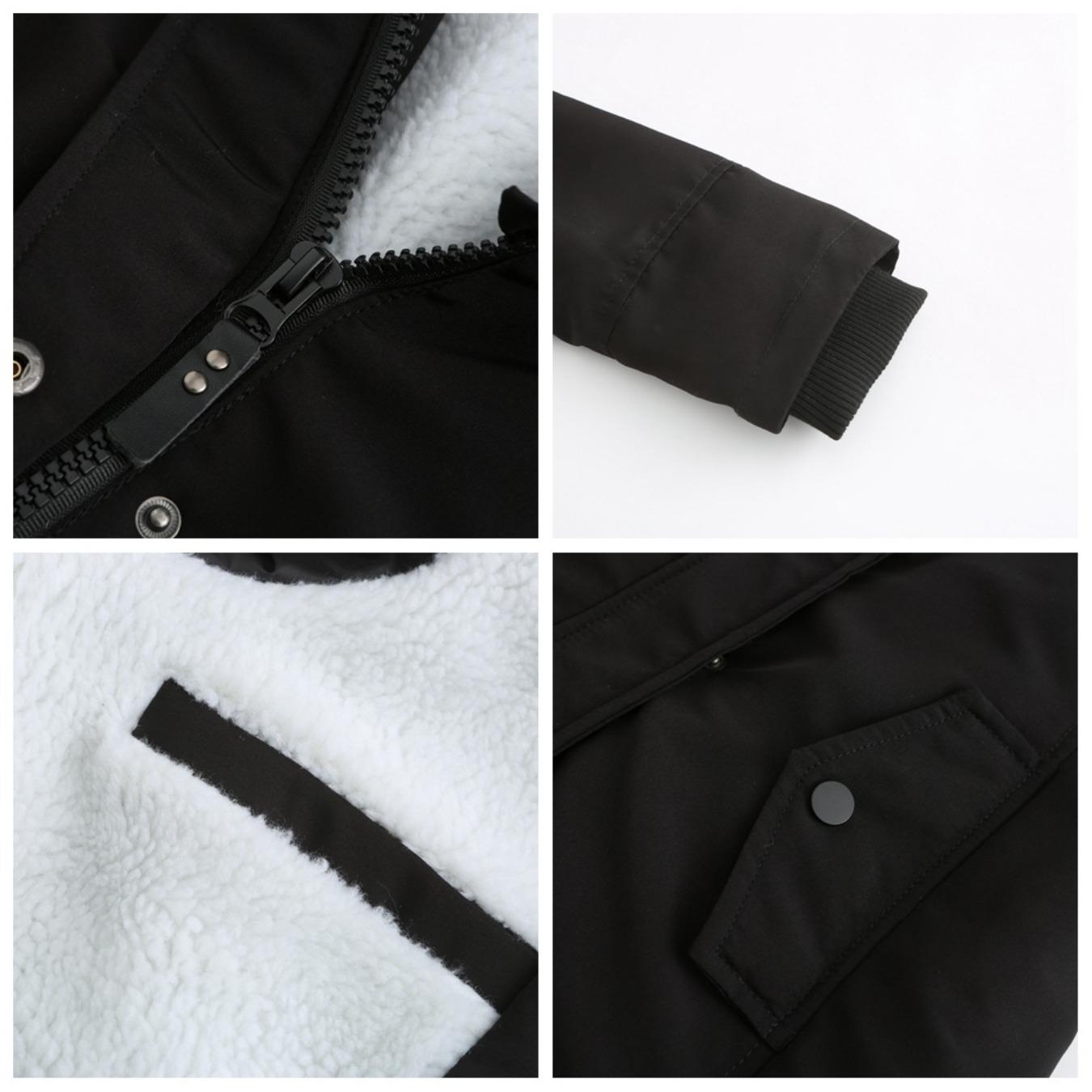 Пальто Parker с капюшоном и воротником — фото 14