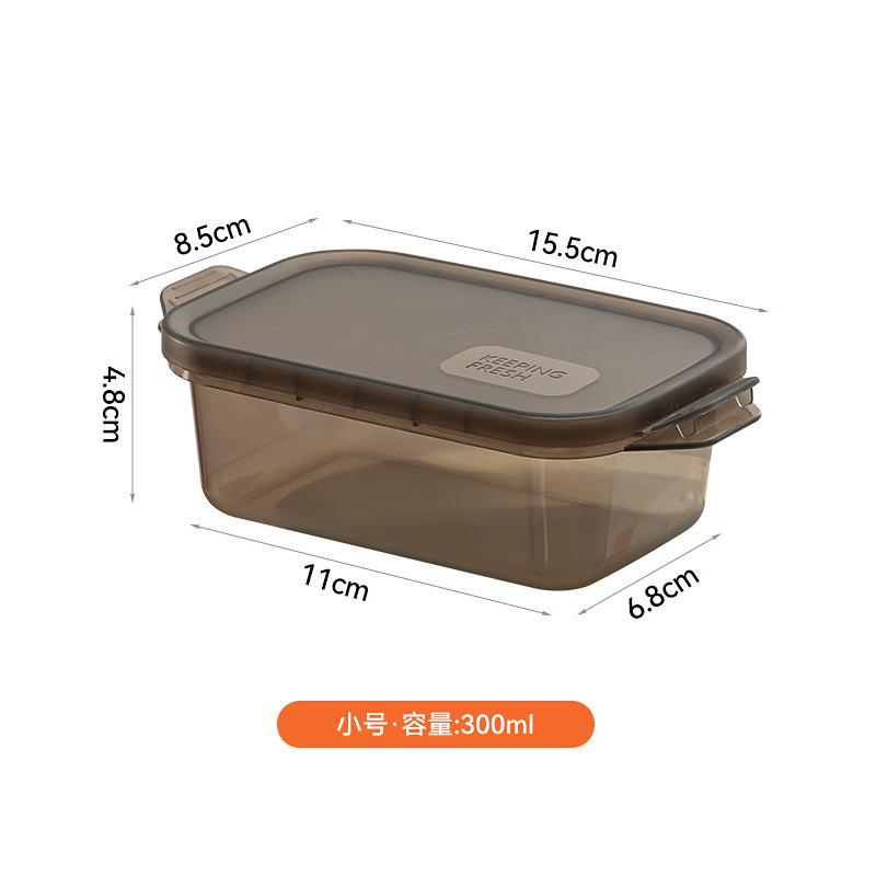 

Набор из трех предметов контейнеров для хранения продуктов с крышками, насаживающимися плотно, из пищевого пластика, для сохранения свежести фруктов, замороженных герметичных контейнеров для еды, упаковочная коробка