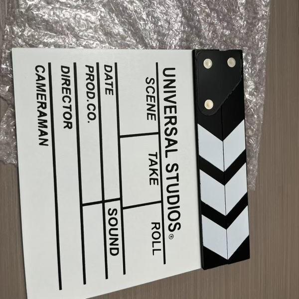 Holz-Regisseur-Klappe: Film- & TV-Requisite für Fotografie und Dekoration