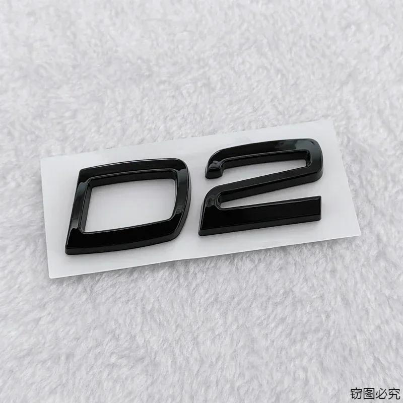 3D Auto ABS  Badge Emblem Sticker for Volvo D2 D3 D4 D5 D6 D7 Logo V40 S40 S60 S70 S80 V50 Exterieur Accessoires