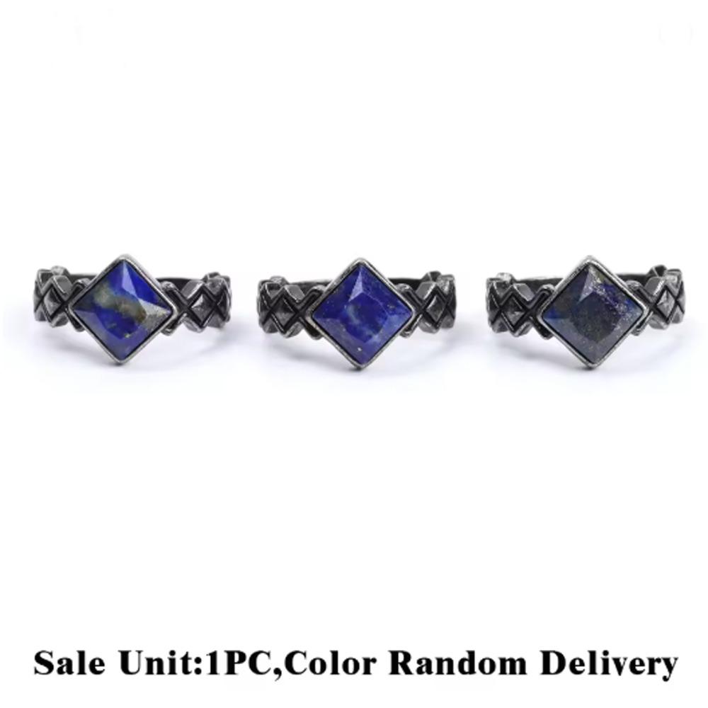 White Crystal Stone Ring Punk Style Amethyst Ring Newest Crystal Ring Fashion Accessories