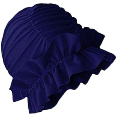 Stylish Swimming Hat Women Ruffled Swim Hat Ladies Surfing Hat Elastic Comfortable For Long Hair Short Hair Curly Hair