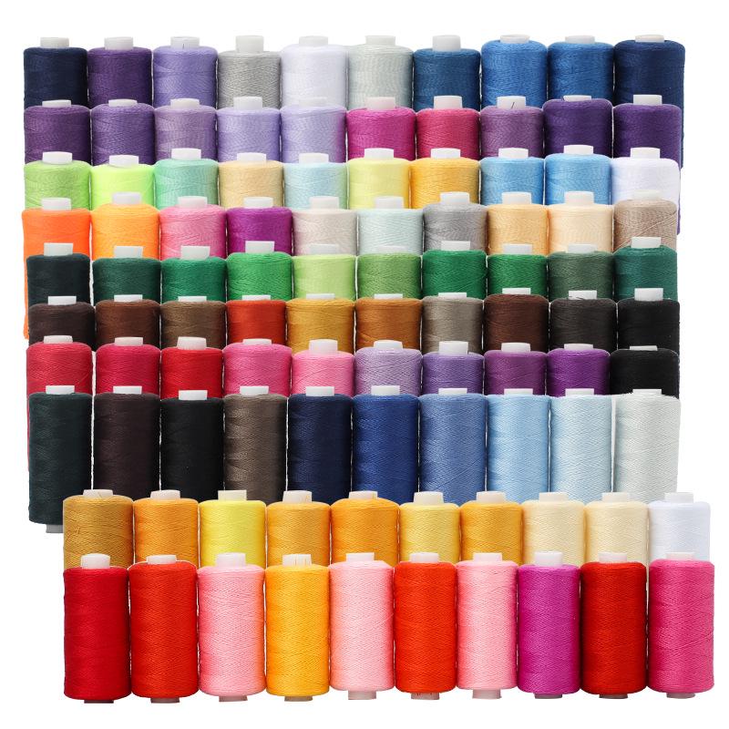 New Home 402 Polyester Sewing Thread Set: 10 Spools, 400 Yards Each, for Handmade DIY Projects