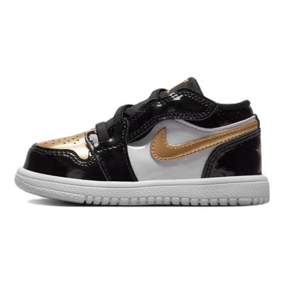 Air 1 Low ALT SE BT Gold Toe Baby Sneakers Black Metallic-Gold White DZ6319-071