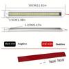 1PC/2PCS/4PCS High Brightness Vehicle Interior Light with Switch 12V-80V Universal Reading Lamp For RV Box Truck Camper Van Boat