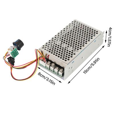 10-50V 100A 3000W Gleichstrommotor Drehzahlregler PWM-Steuerschalter Regler