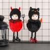Scary Witch Black Cat Hanging Decoration Plush Halloween Witch Pendant  Ghost Festival Decor