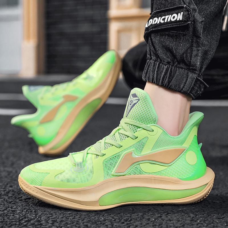 Student basketball shoes men's super light anti-slip wear absorption breathable rebound actual combat professional sports shoes