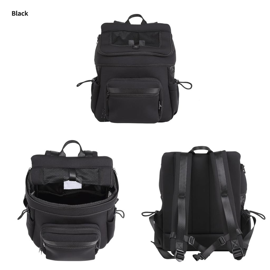 Citydog Neoprene Backpack Lightweight and Washable for Small Stylish and Size Carrier, Dogs, Lightweight, S-Black