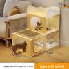 Multi-Level Cats Condo Space Saving Cat Climbing Frame Compact Cat Activity Center for Small Apartments All-in-One Cats Tower
