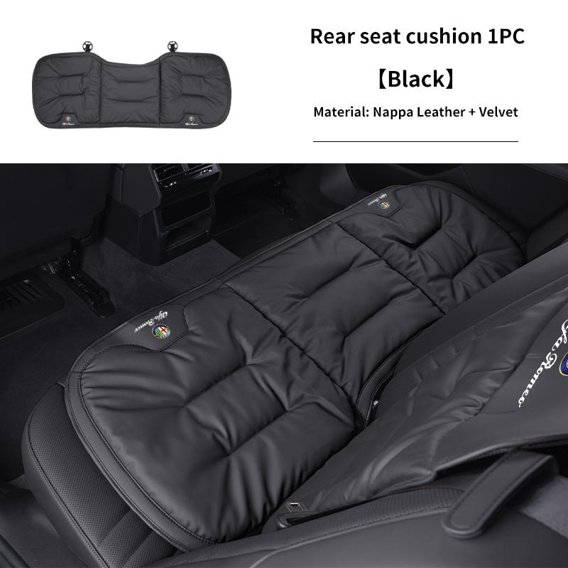 Universal Velour Car Seat Cover Leather Auto Backrest Protective Cushion For Alfa Romeo Giulietta 159 147 156 166 Mito Giulia GT