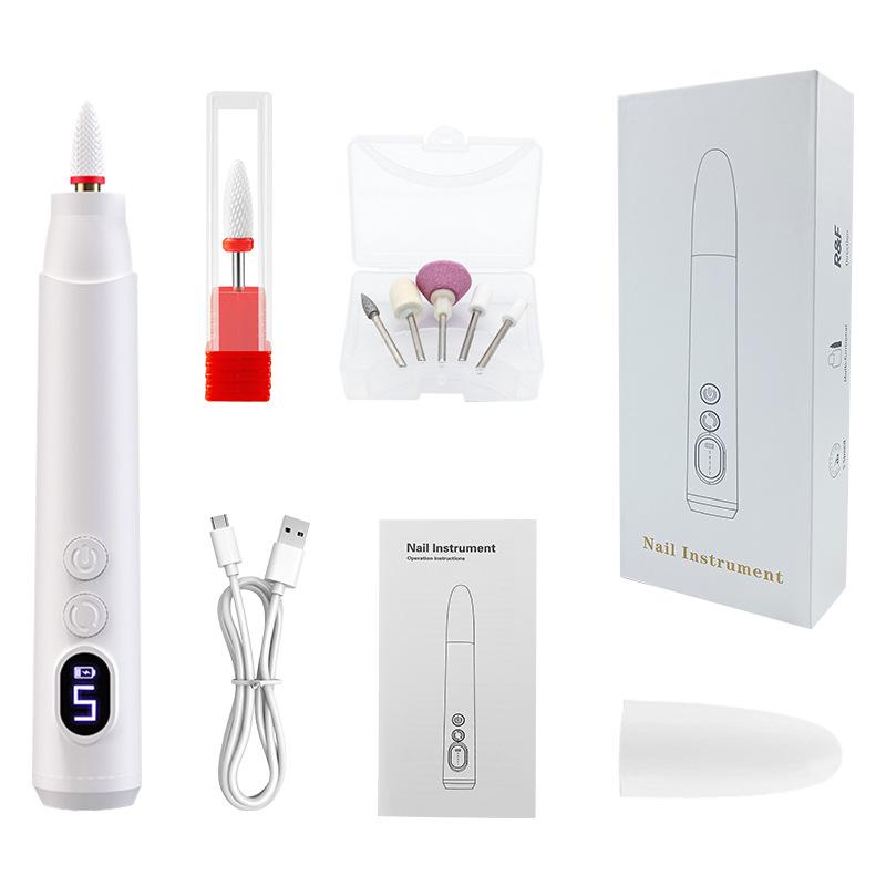 Portable Electric Nail File and Manicure Set