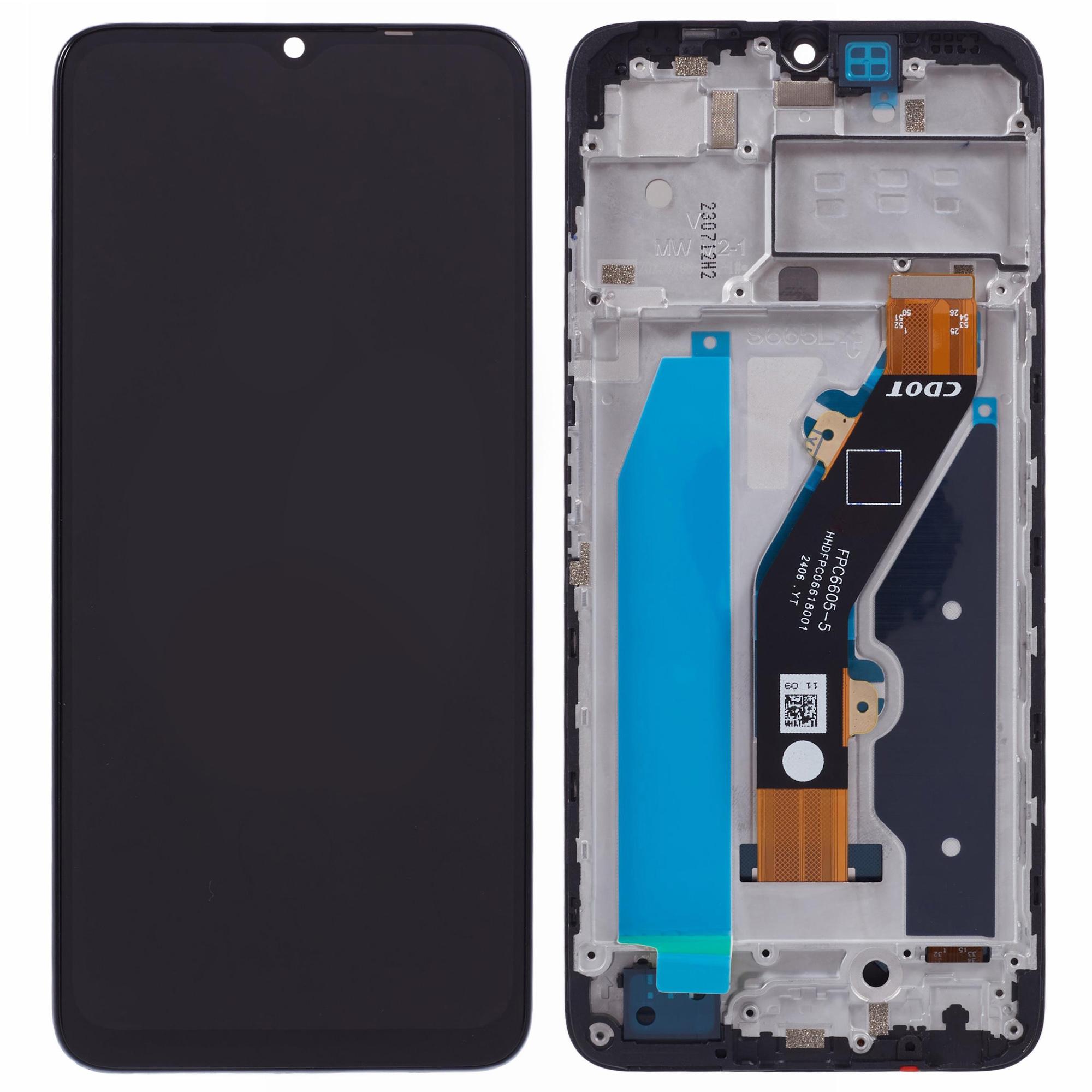 

For itel S23 Grade C LCD Screen and Digitizer Assembly+Frame Replacement Part (Without Logo) Type A