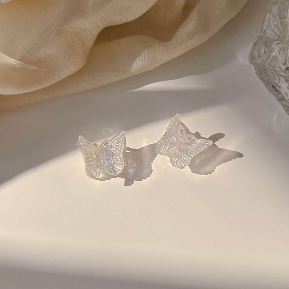 Color Resin Transparent Hair Claw Small Side Clip Women Hair Accessories Korean Style Hair Clip