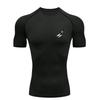 White Deer Pattern  Men's Sports T-shirt Training Fitness Tees Gym T-shirts Rashguard Sports Men's