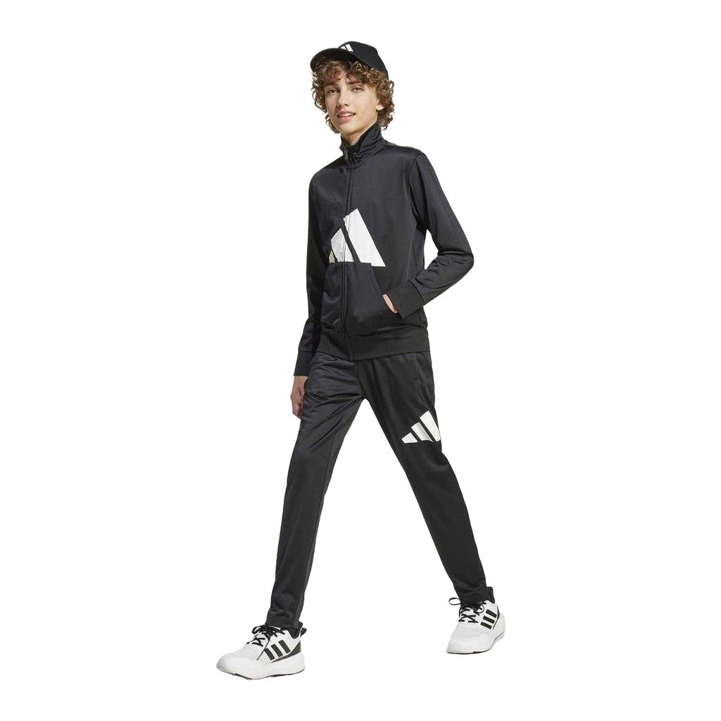 adidas Childrens/Kids Big Logo Full Zip Regular Long-Sleeved Tracksuit