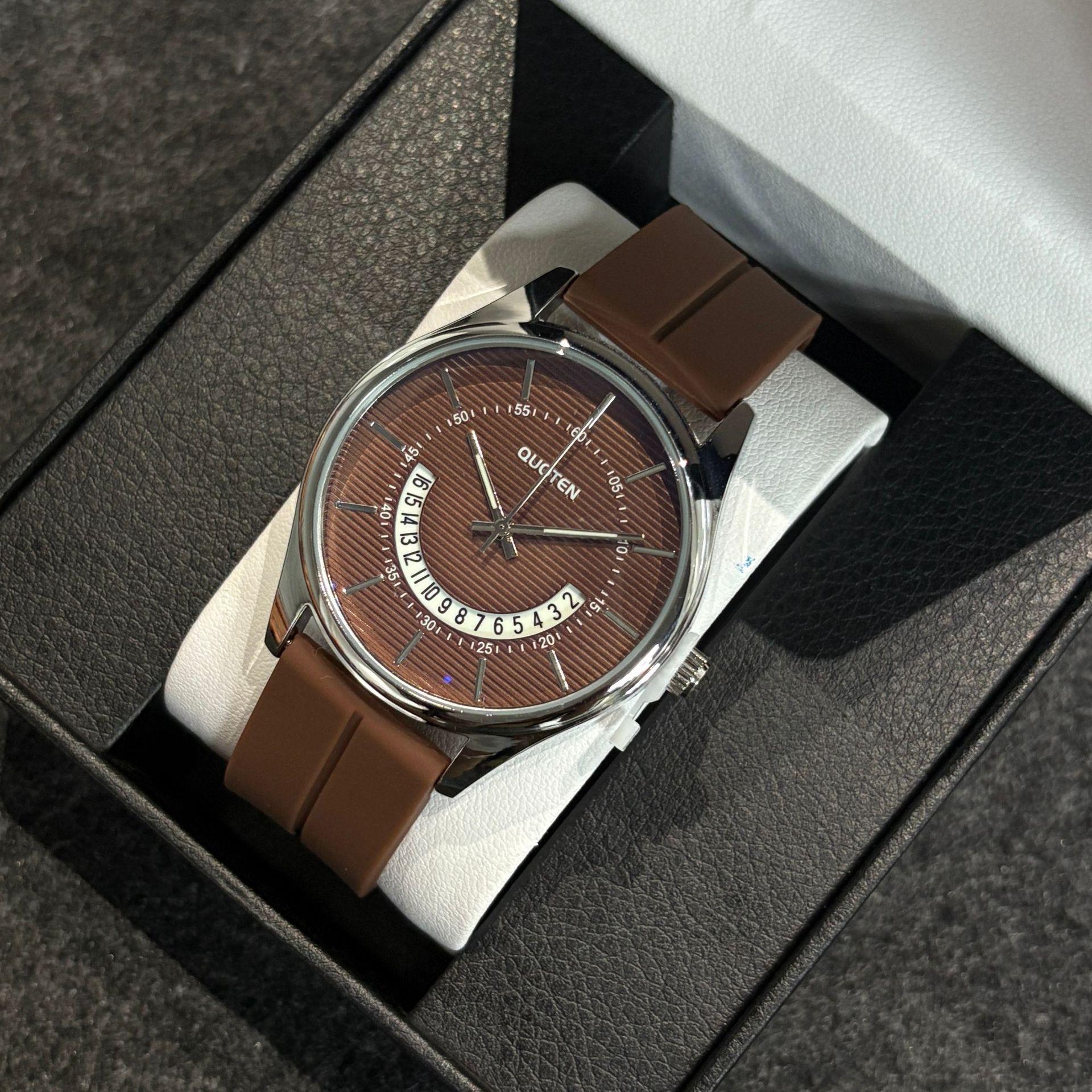 Luxury Men s Watch Calendar Waterproof Business Simple Atmospheric Magnetic Buckle Quartz Non-Mechanical Watch