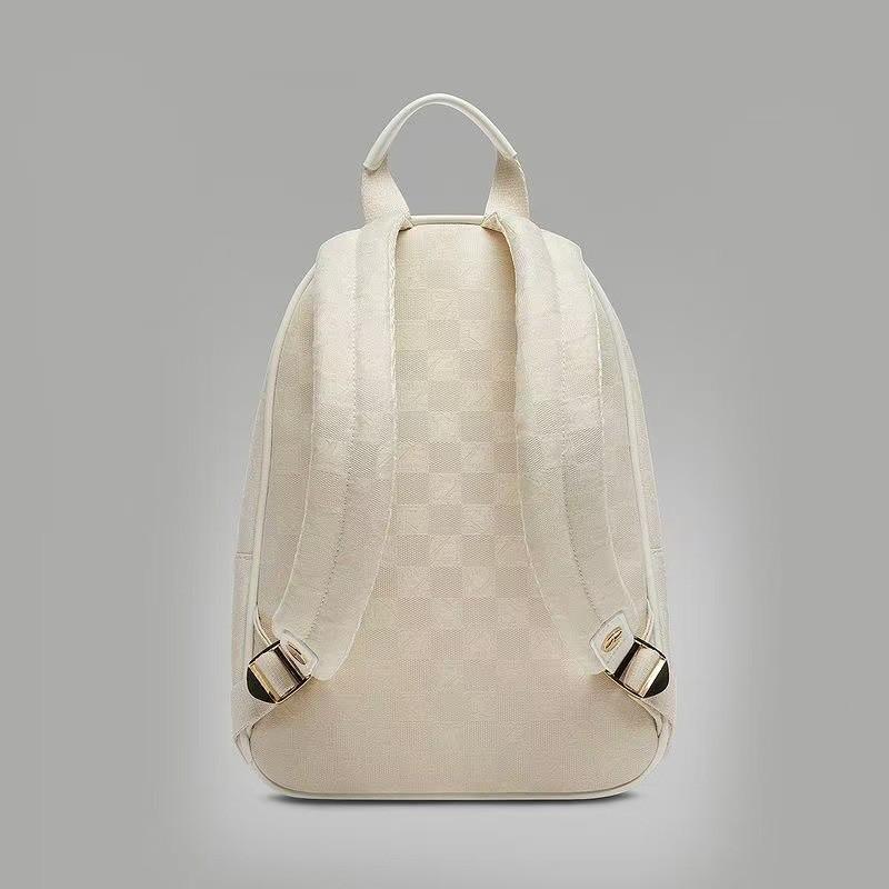 Flyman 2025 Fall Checkerboard Knit Velvet Backpack 16 Inch Laptop Bag Unisex Sports Travel
