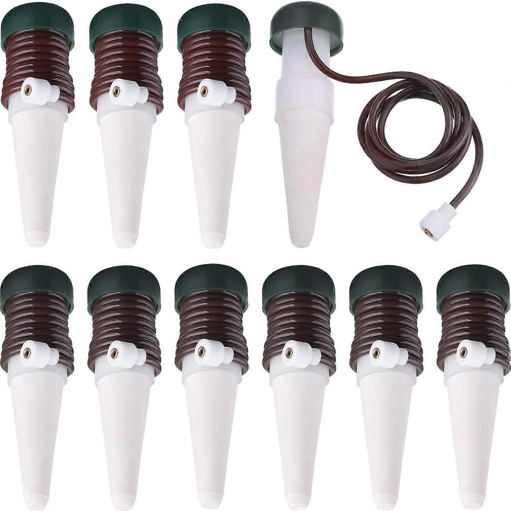 Watering Stakes Automatic Watering System, 10 Pack Plant Self Drip Irrigation Slow Release for Indoor or Outdoor Houseplants