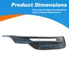 Fog Light Grill Cover Frame Lamp Shade Under Front Bumper For Honda Accord Sedan 4 Door 2016 2017 71112-T2F-A61 71102-T2F-A61