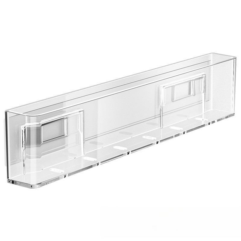 Bohrloses transparenter Acryl-Wandregal Wanddisplay-Organizer für Bücher Zeitschriften CDs & Schallplatten Passt hinter Türen & in Flure