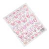 Nail Stickers Elegant False Nail Decorations Removable Manicure Stickers Decals for Acrylic Gel Nails