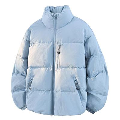 % Daune Neue Nationale Norm Weiße Entendaunen Daunenjacke für Herren und Damen Im Winter Neue Lockere Lässige Verdickte Stehkragenjacke