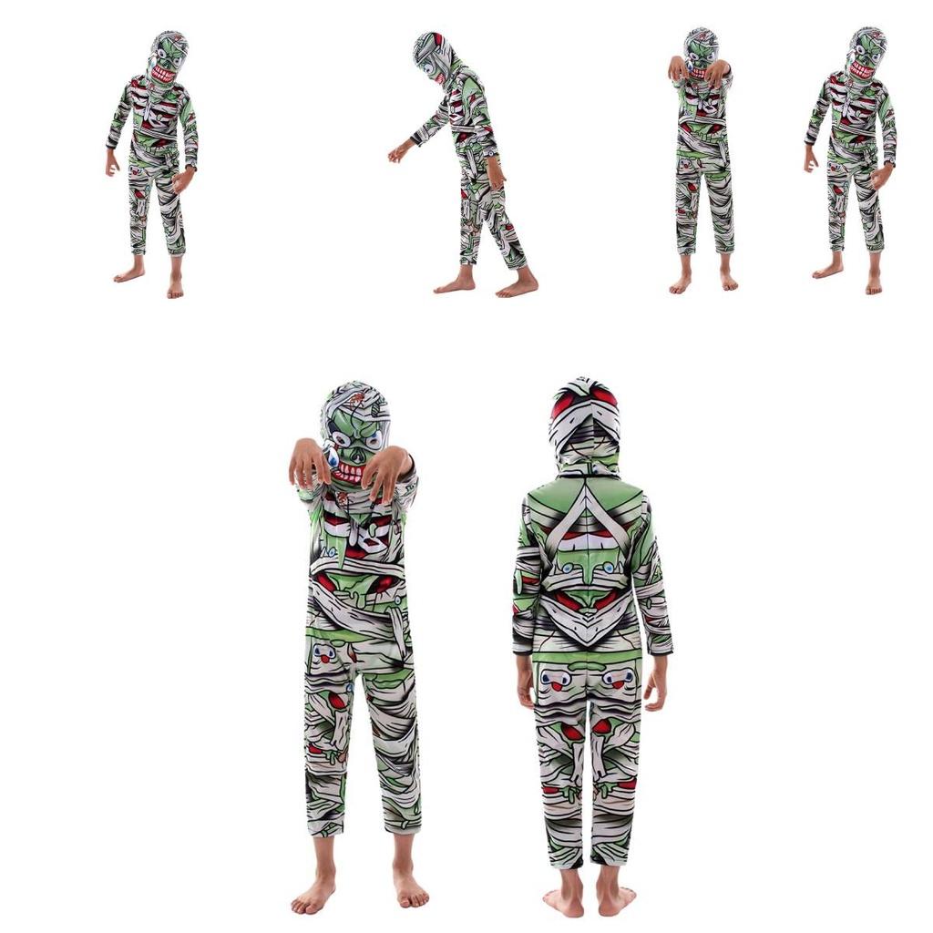 Trendy Mummy Cosplay Jumpsuit For Kids Perfect For Halloween And Dance Shows