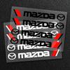 4 Pièces PVC Protège-Badge Poignée de Porte de Voiture Autocollant Essuie-Glace Pour Mazda 3 5 6 323 626 CX-3 CX-4 CX-5 CX-7 CX-9 Axela 6 RX8 7 MX3