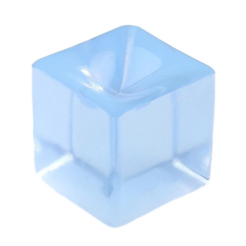 Crystal Unbreakable Ice Cube Figurine Maltose Novelty Gag Table Sensory Toy